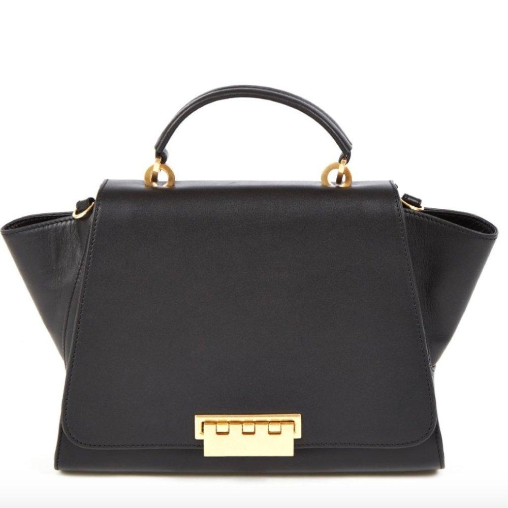 Zac Posen Eartha Leather Top Handle Bag